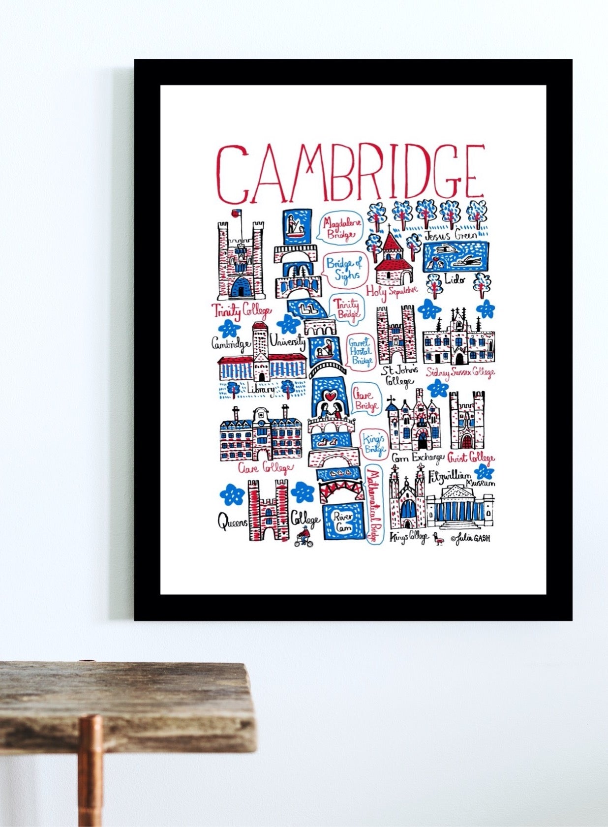 Cambridge Art Print - Julia Gash