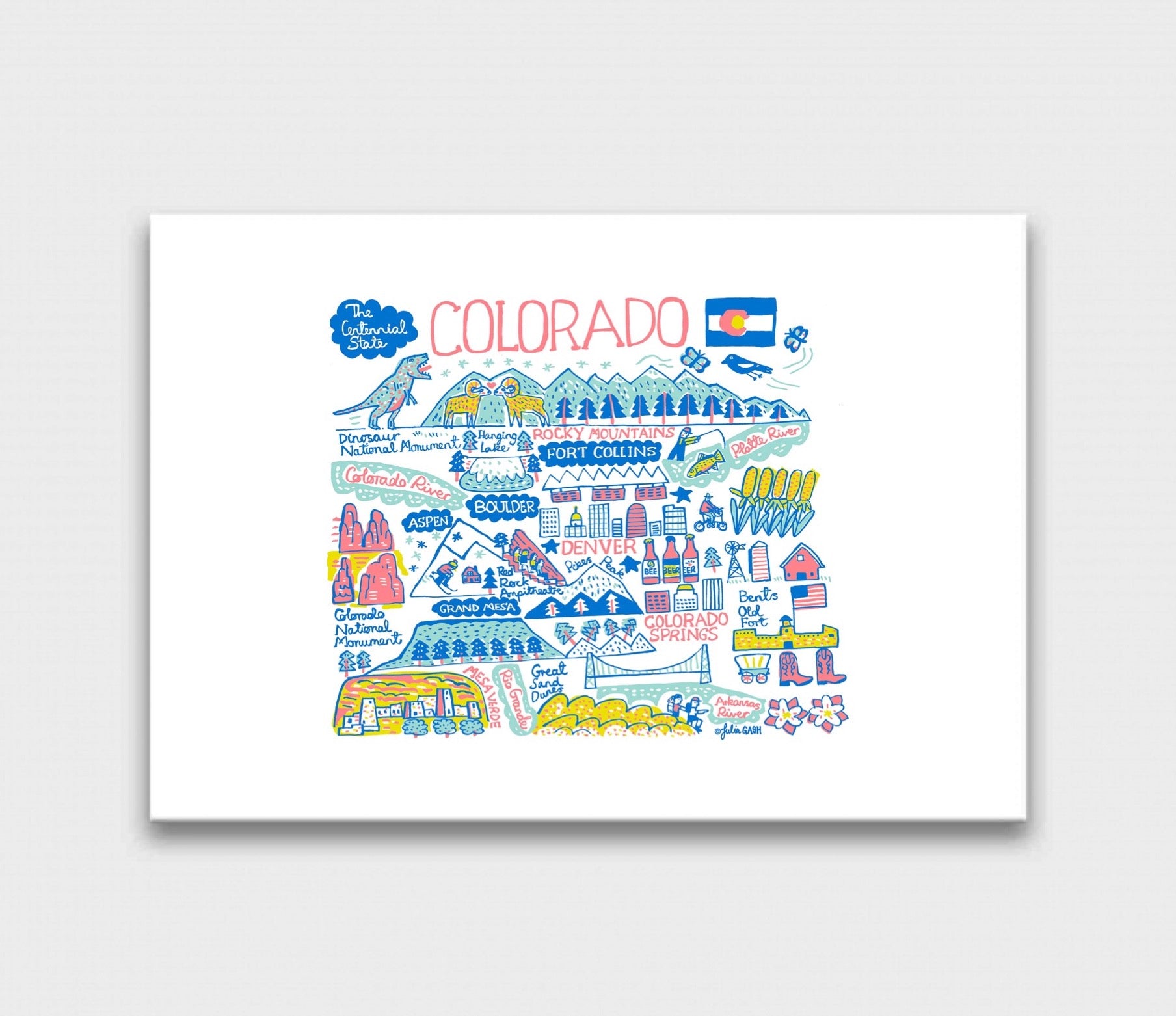 Colorado Art Print - Julia Gash