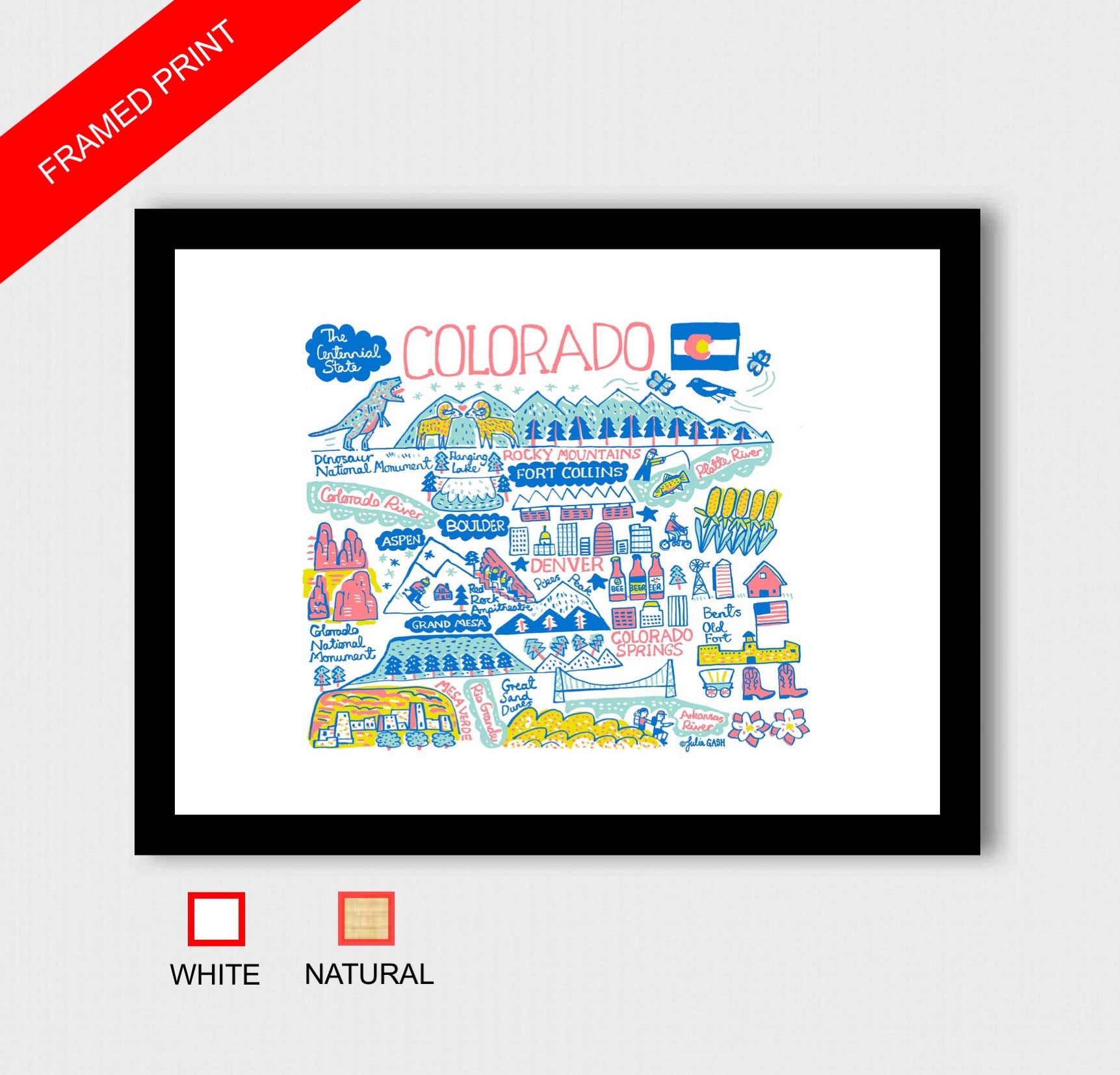 Colorado Art Print - Julia Gash