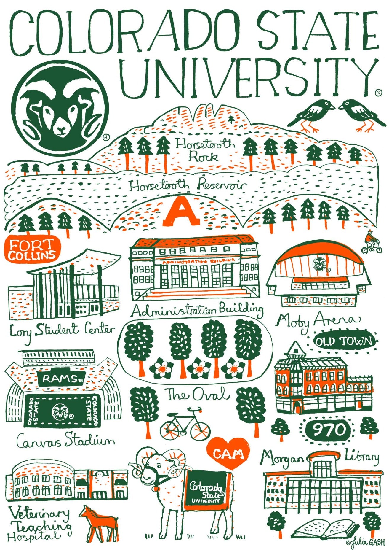 Colorado State University by Julia Gash