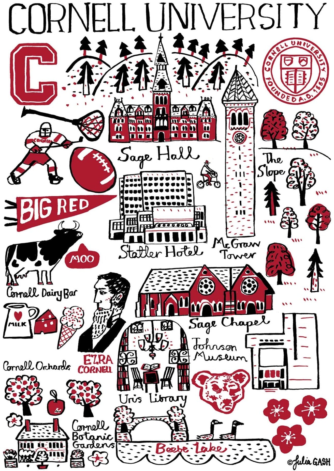 Cornell University by Julia Gash
