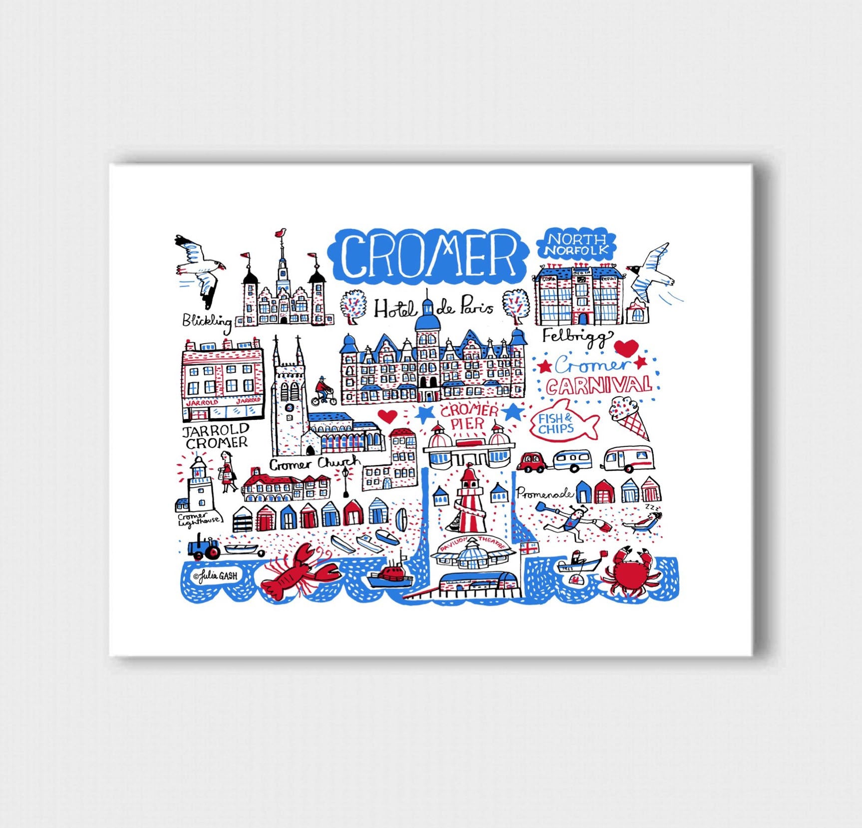 Cromer Art Print - Julia Gash