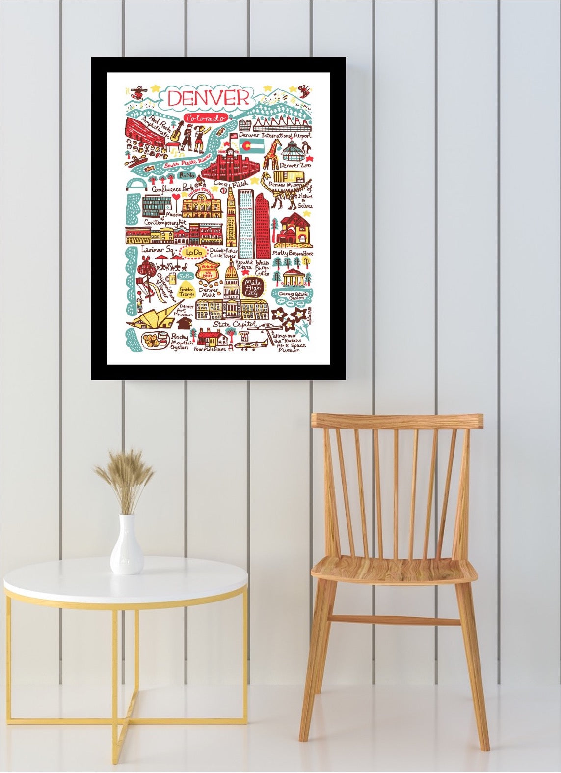 Denver Art Print - Julia Gash