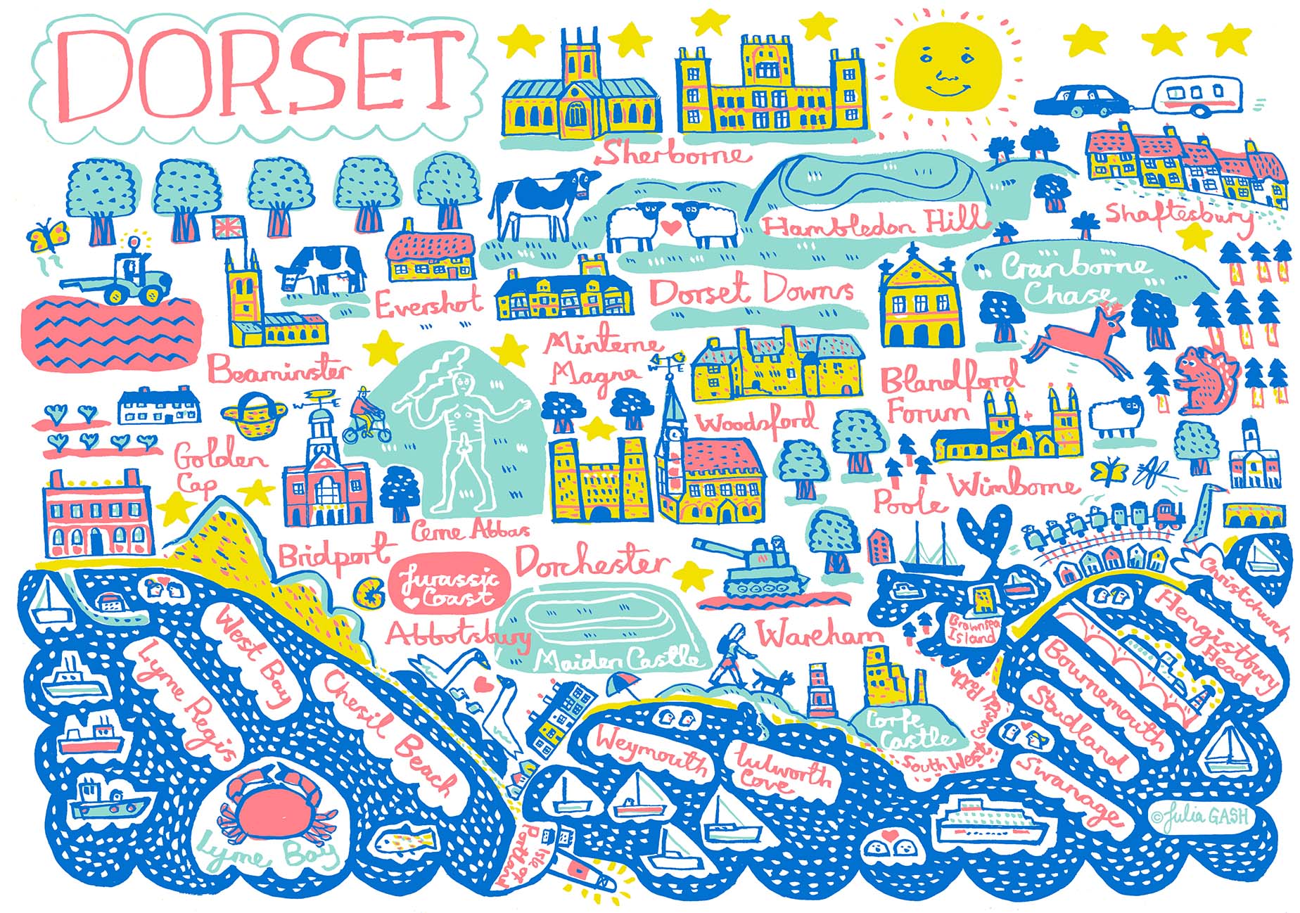 Dorset Postcard - Julia Gash