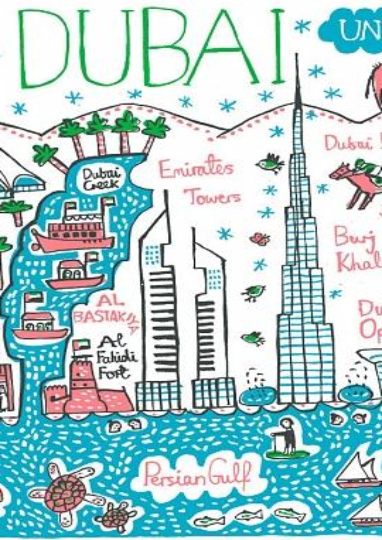 Dubai Art Print - Julia Gash