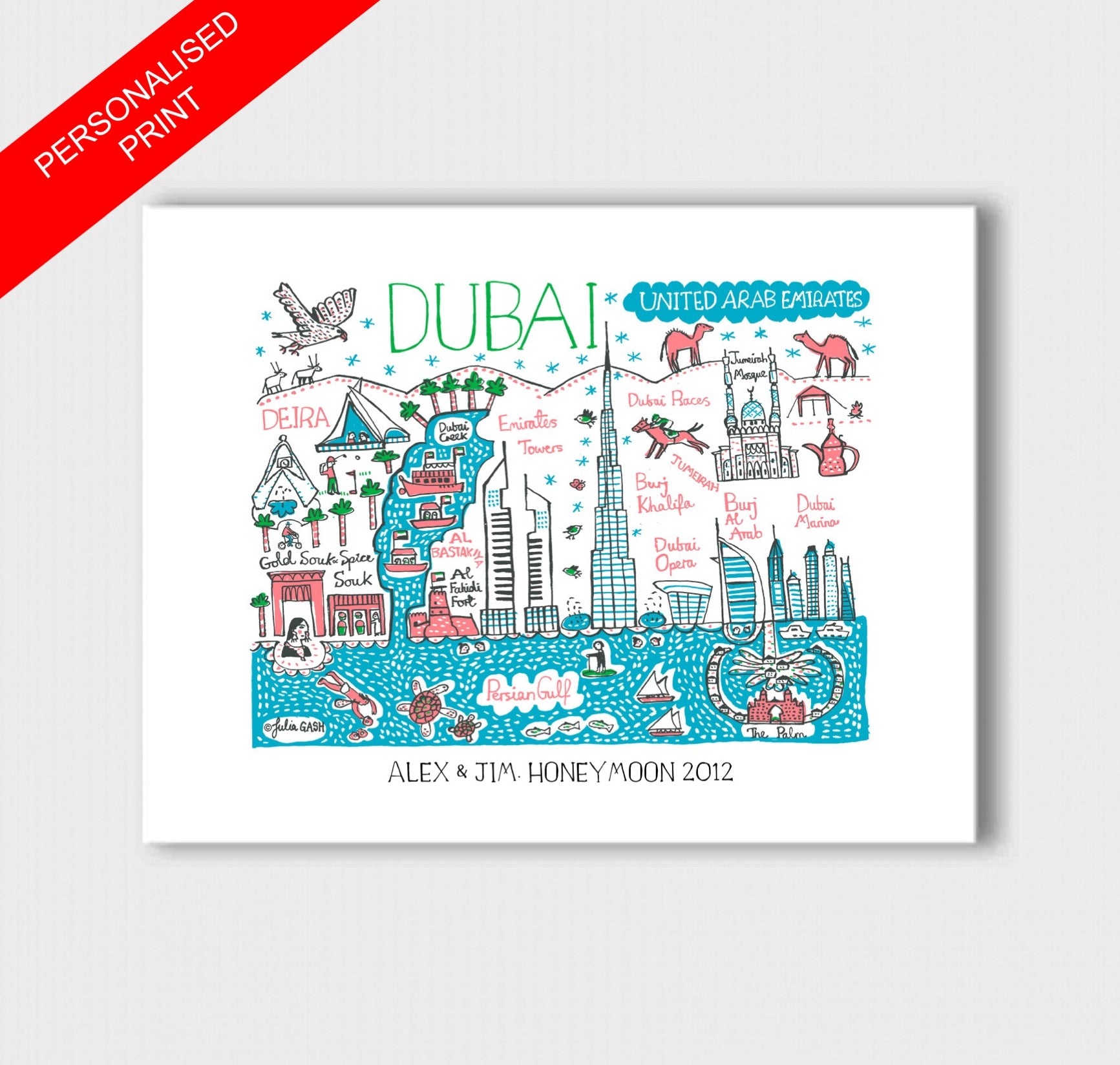 Dubai Art Print - Julia Gash