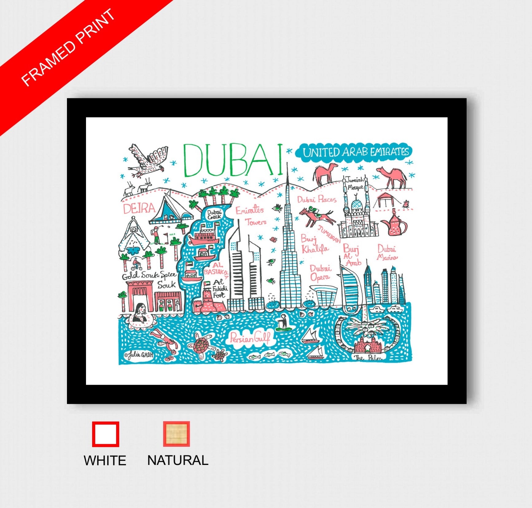 Dubai Art Print - Julia Gash