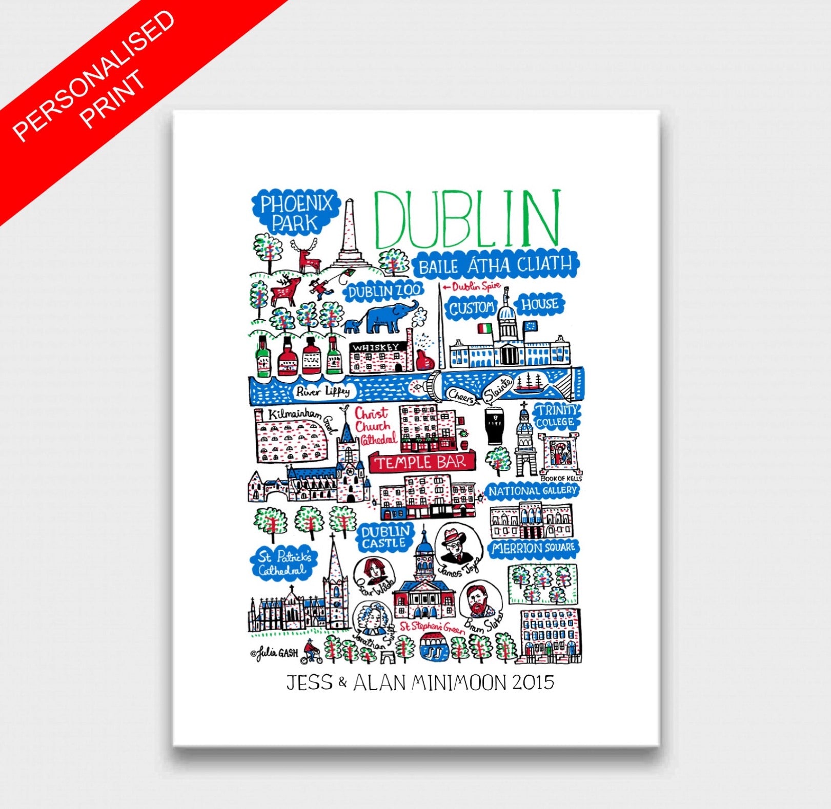 Dublin Art Print - Julia Gash