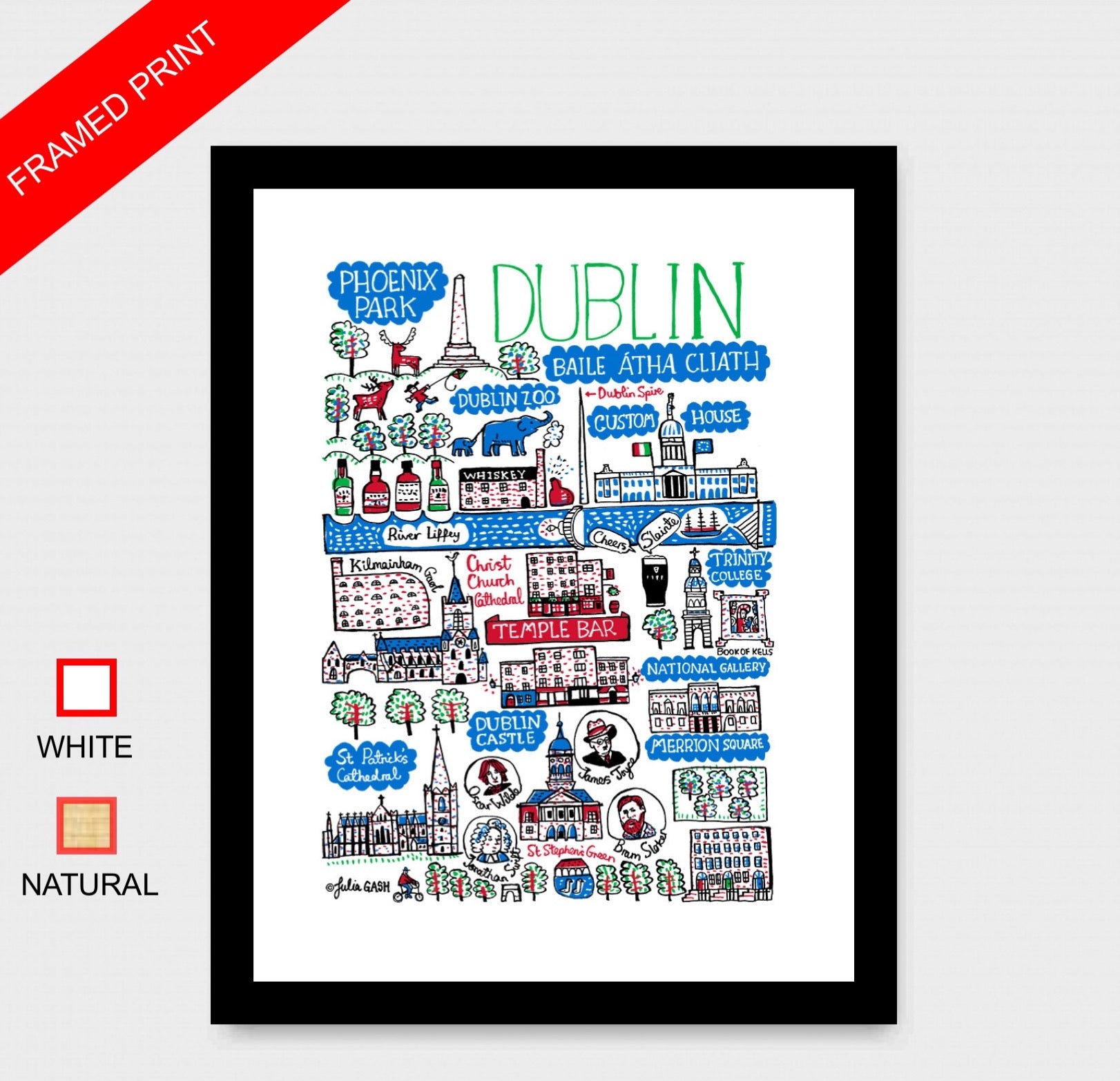 Dublin Art Print - Julia Gash