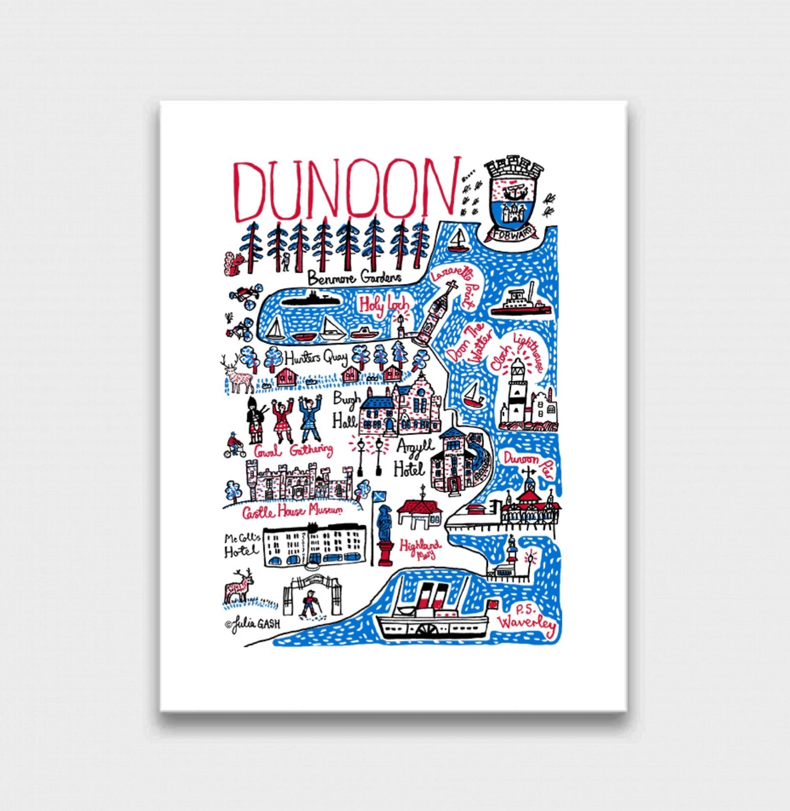 Dunoon Art Print - Julia Gash