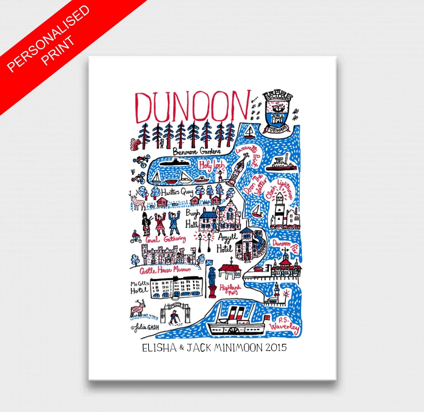 Dunoon Art Print - Julia Gash