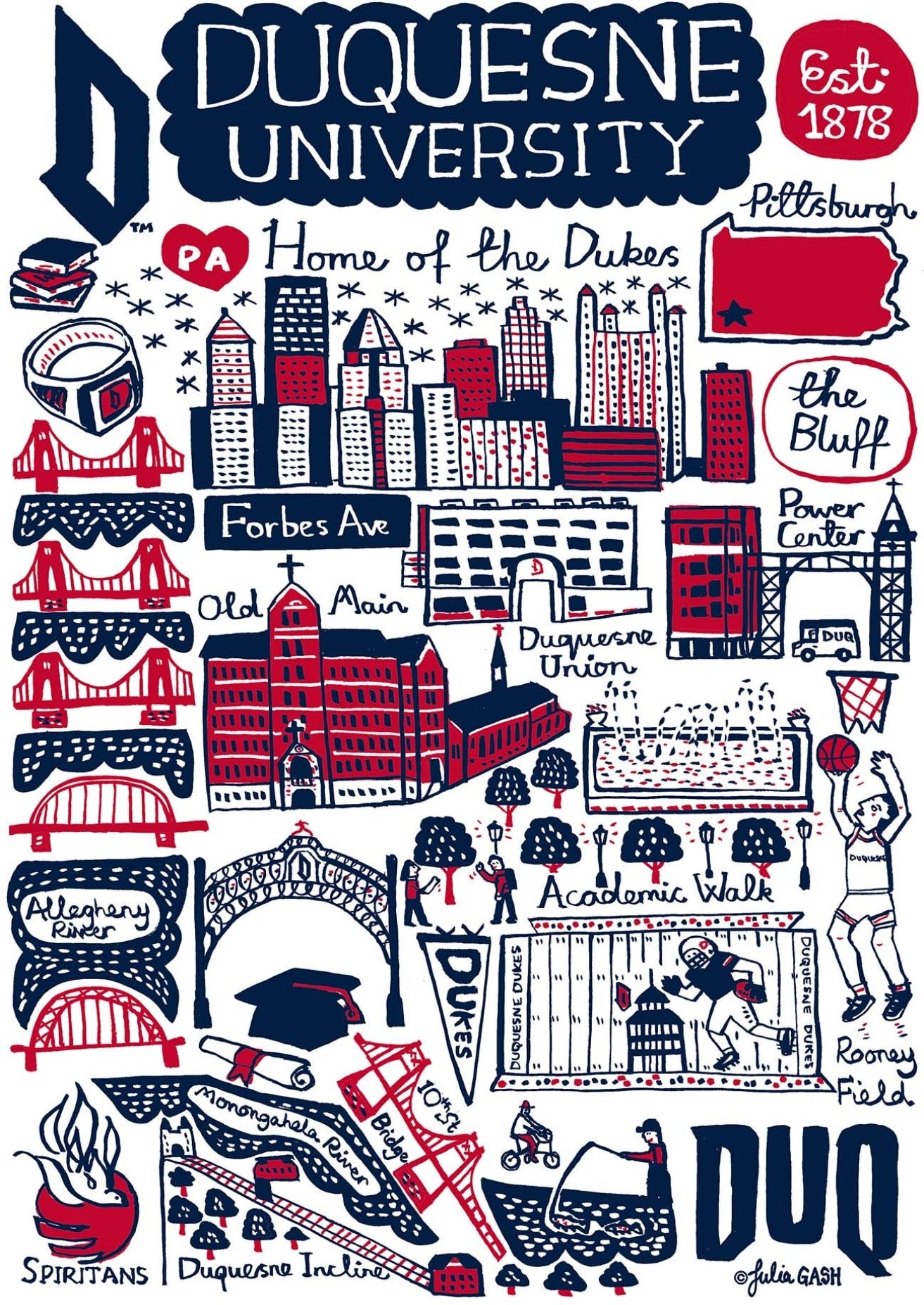 Duquesne University by Julia Gash