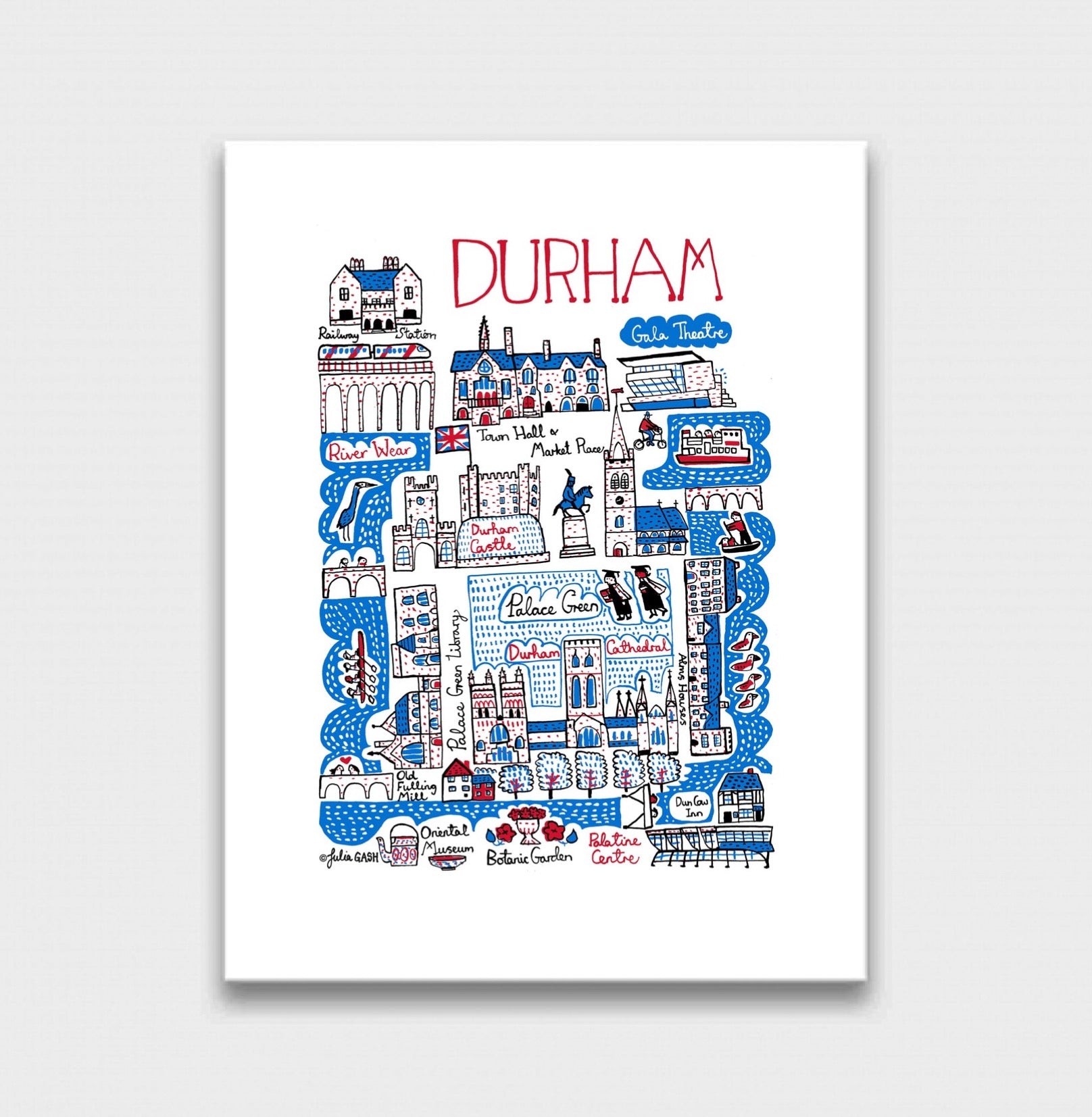 Durham Art Print - Julia Gash