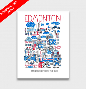 Edmonton Art Print - Julia Gash