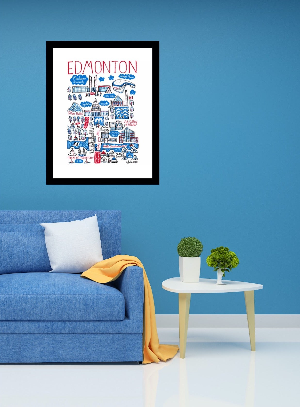 Edmonton Art Print - Julia Gash