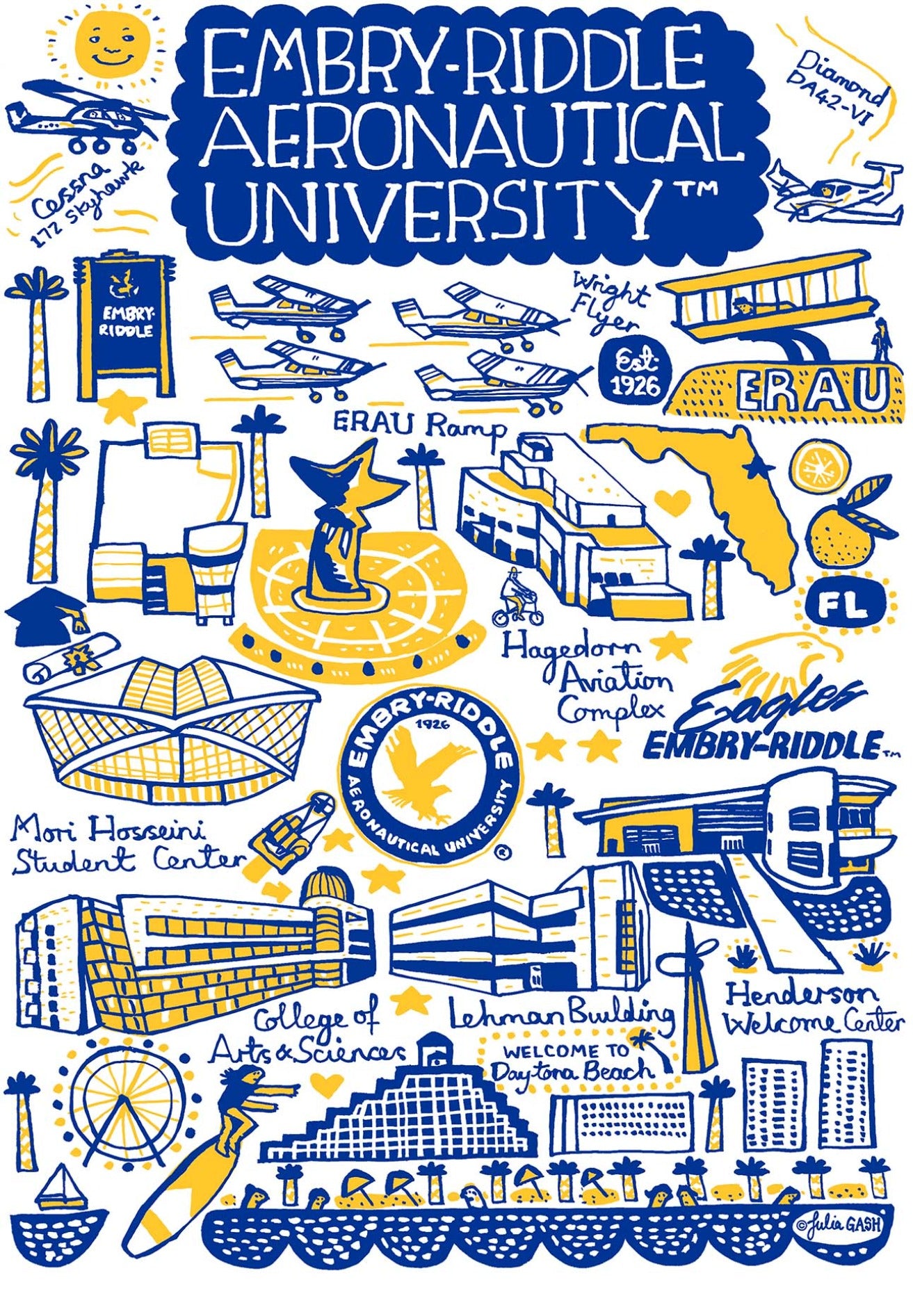 Embry-Riddle Aeronautical University by Julia Gash