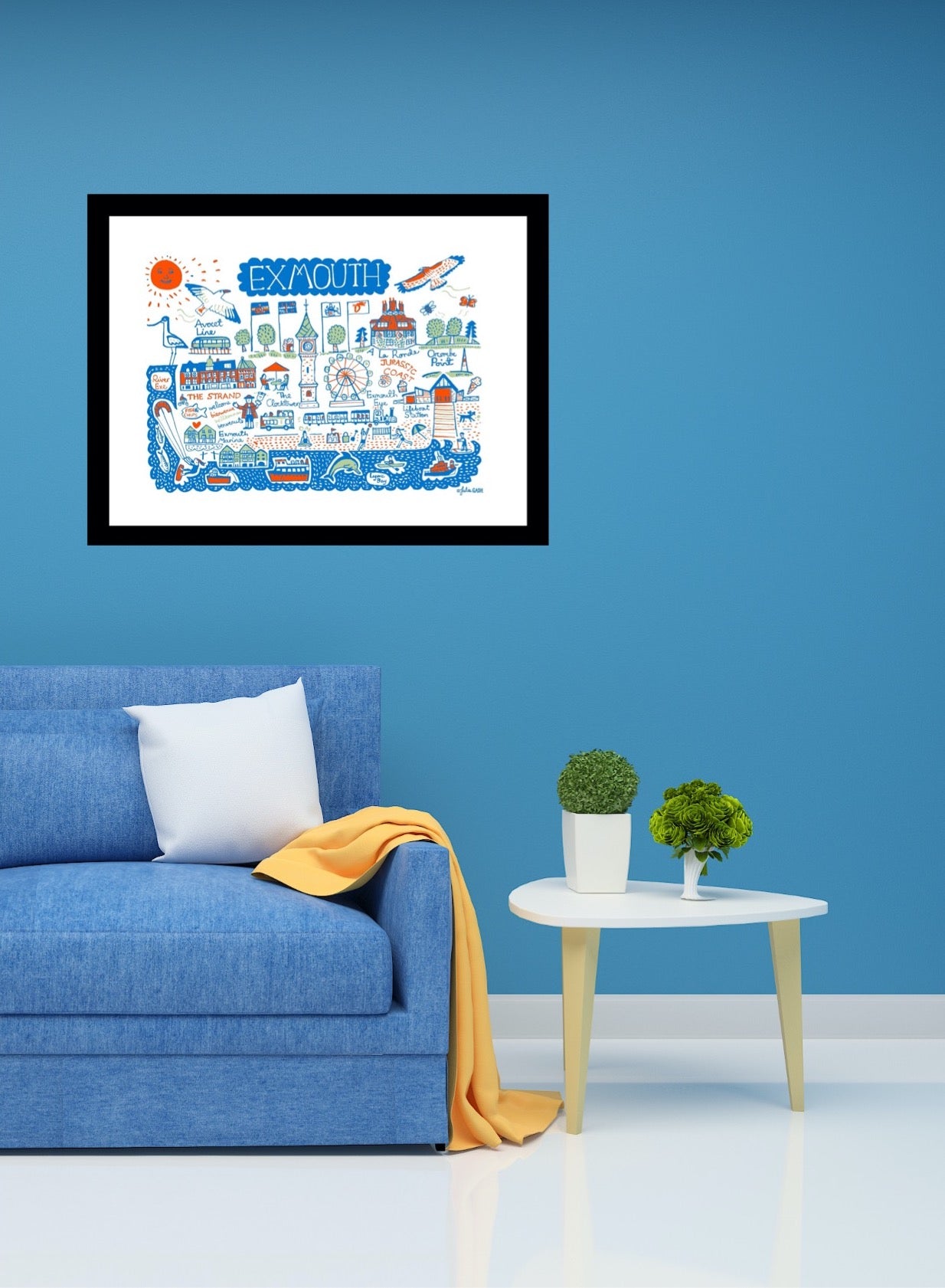 Exmouth Art Print - Julia Gash