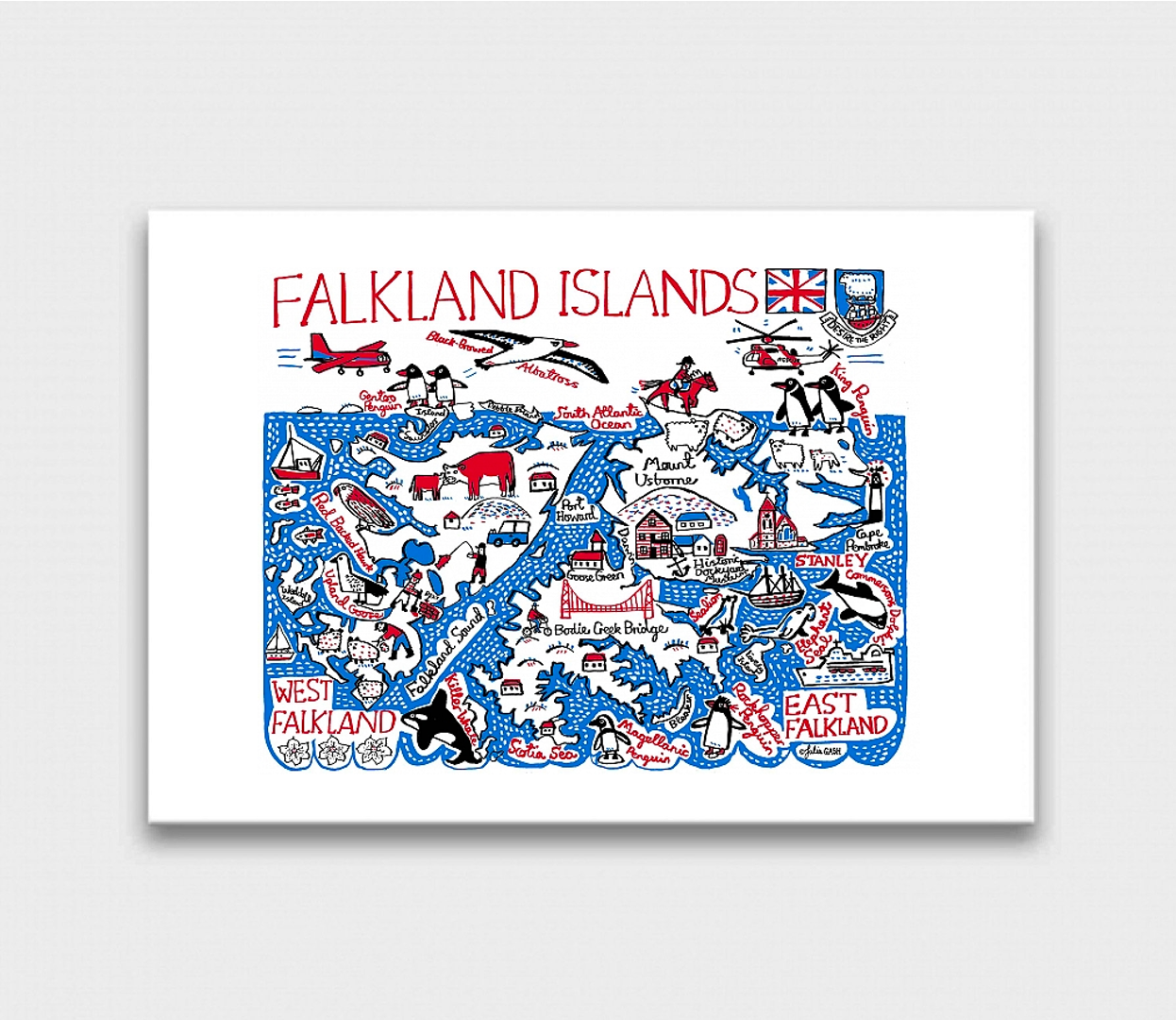 Falkland Islands Art Print - Julia Gash