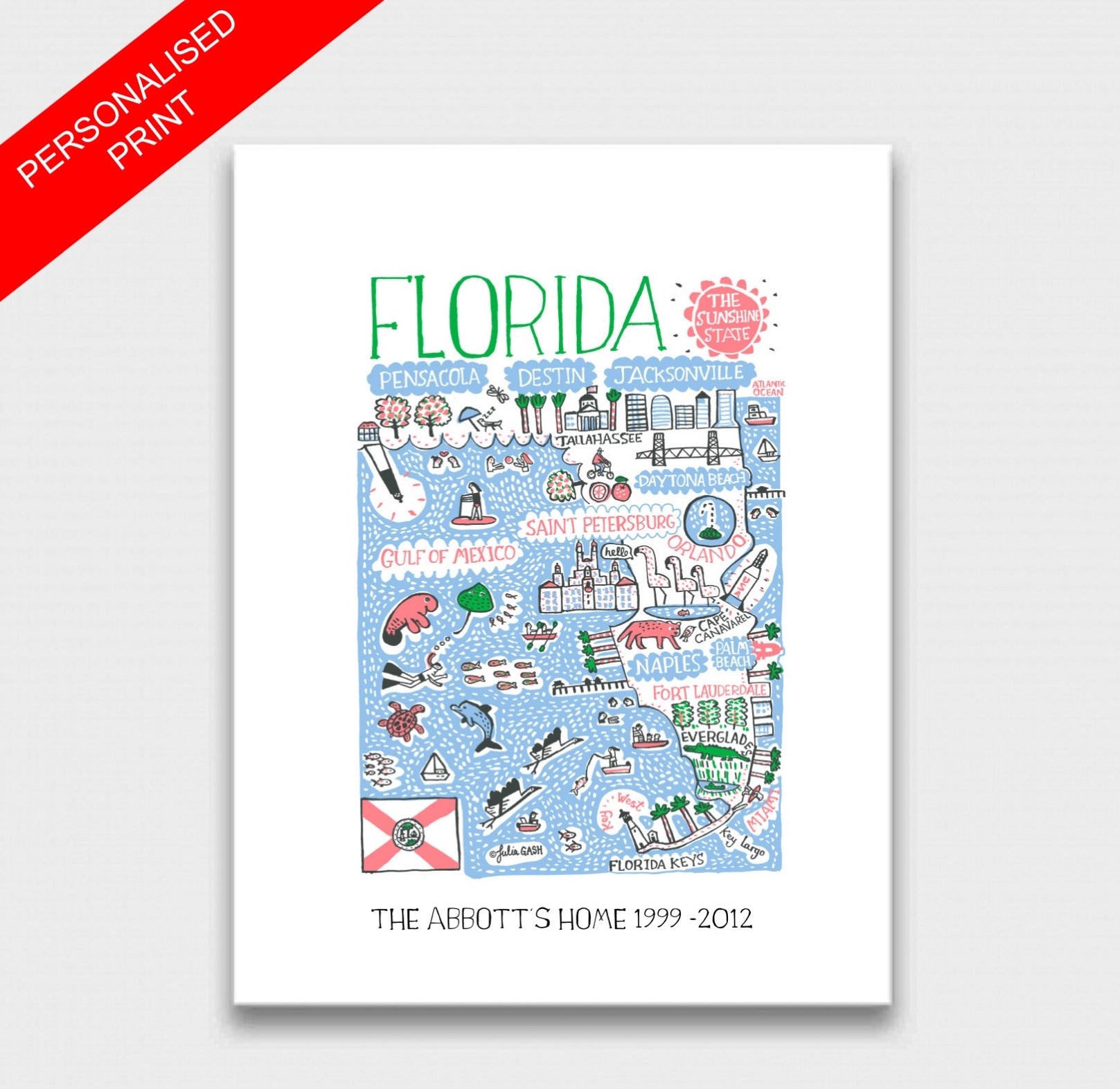 Florida Art Print - Julia Gash