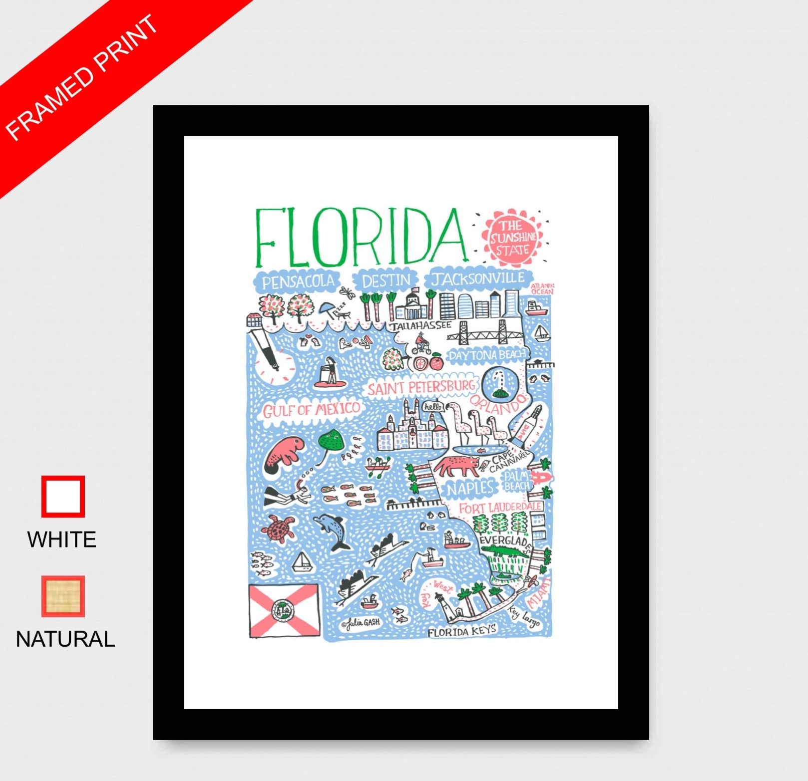 Florida Art Print - Julia Gash