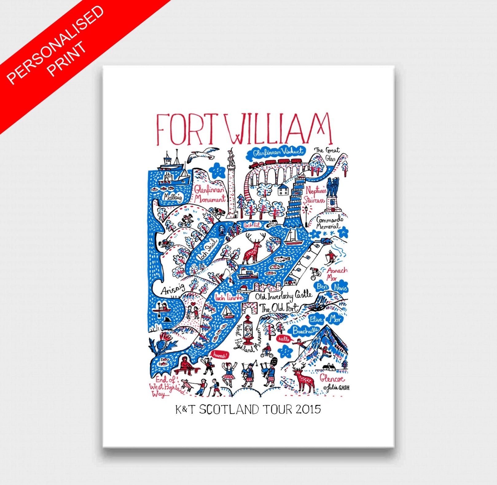 Fort William Art Print - Julia Gash