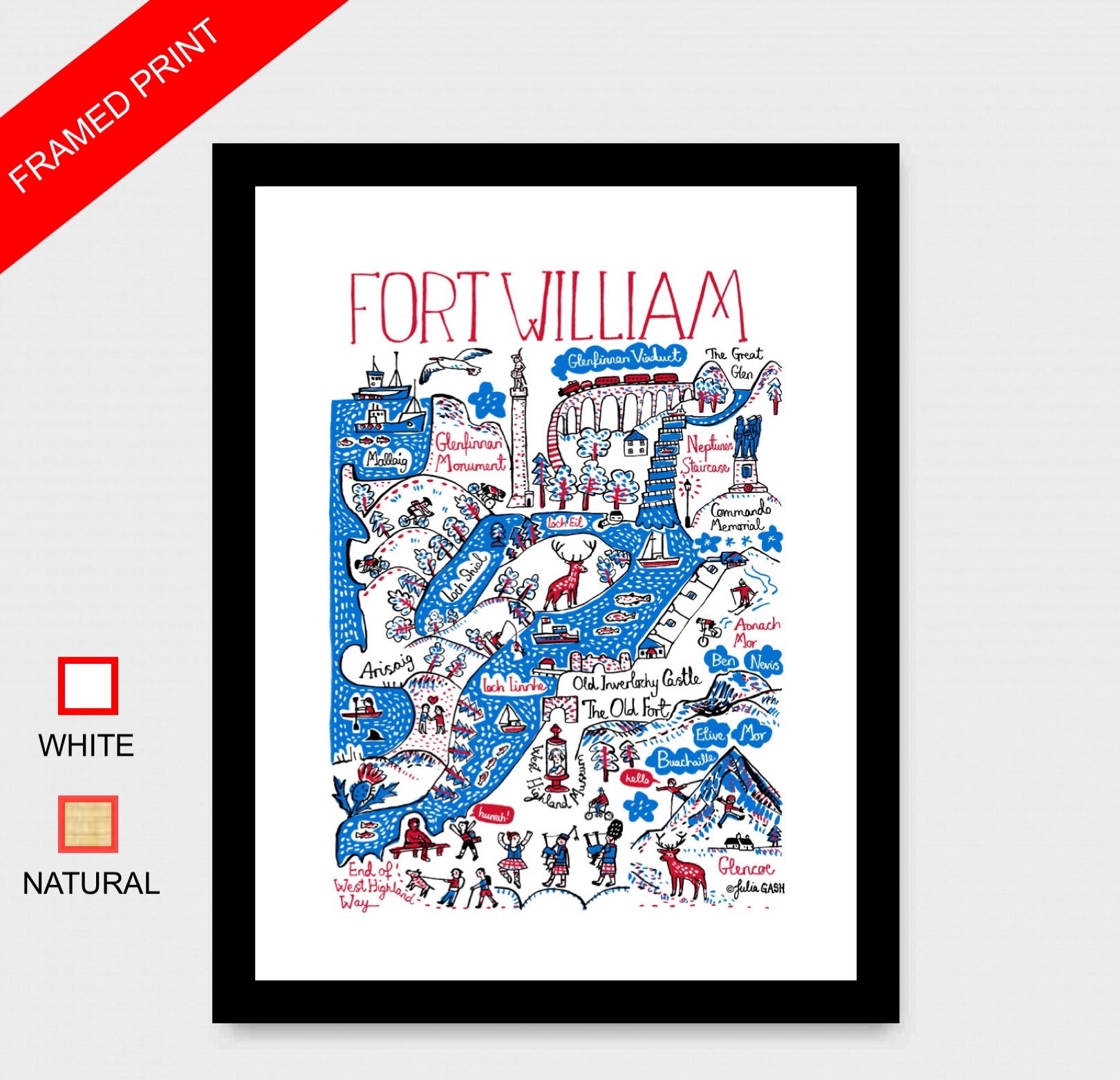 Fort William Art Print - Julia Gash