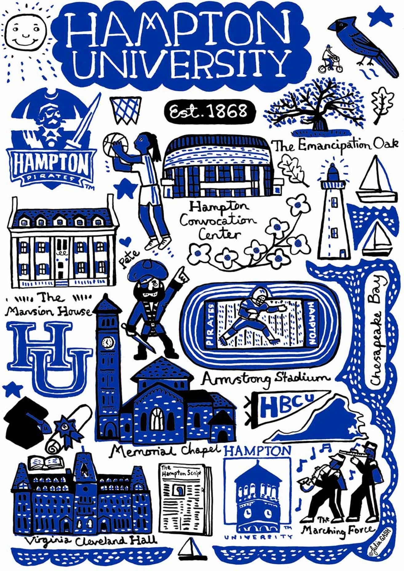 Hampton University by Julia Gash