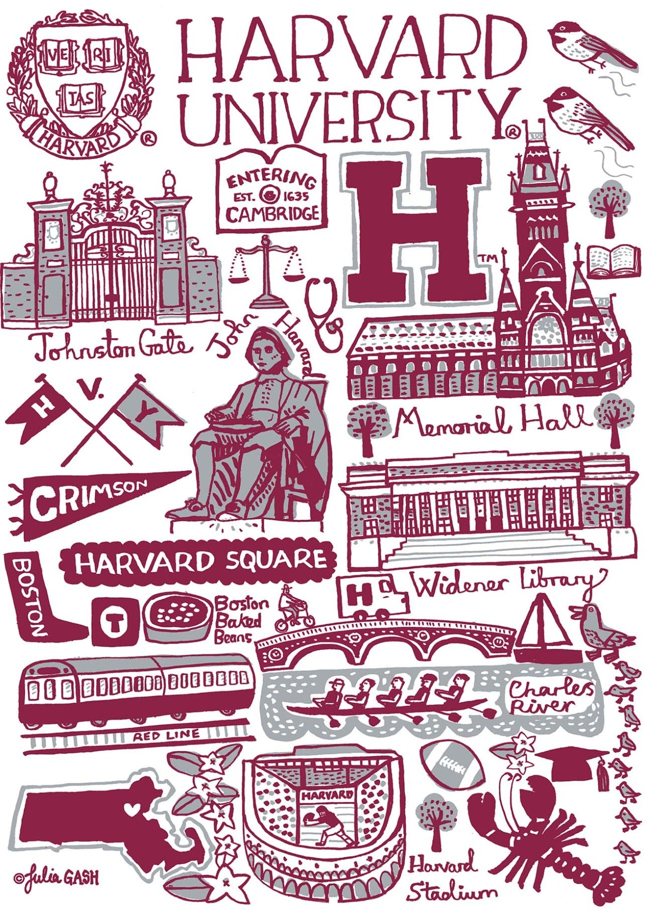 Harvard University by Julia Gash