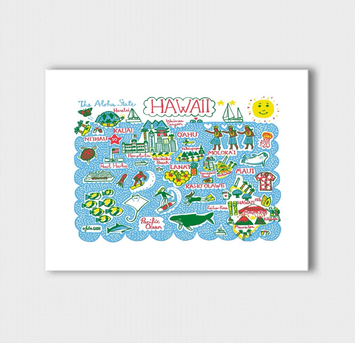 Hawaii Art Print - Julia Gash