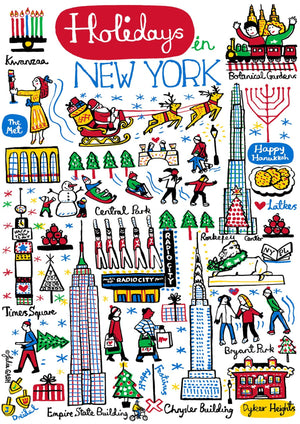 Holidays in New York Art Print - Julia Gash