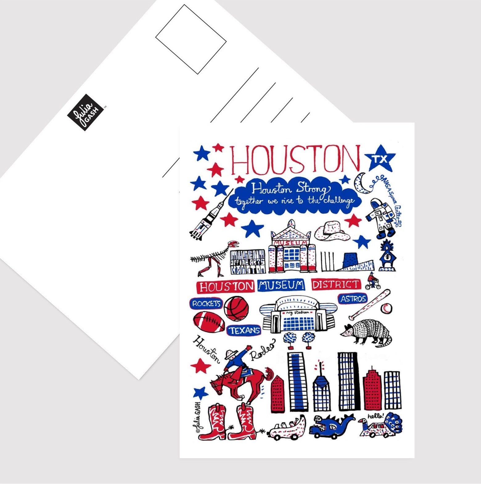 Houston Postcard - Julia Gash