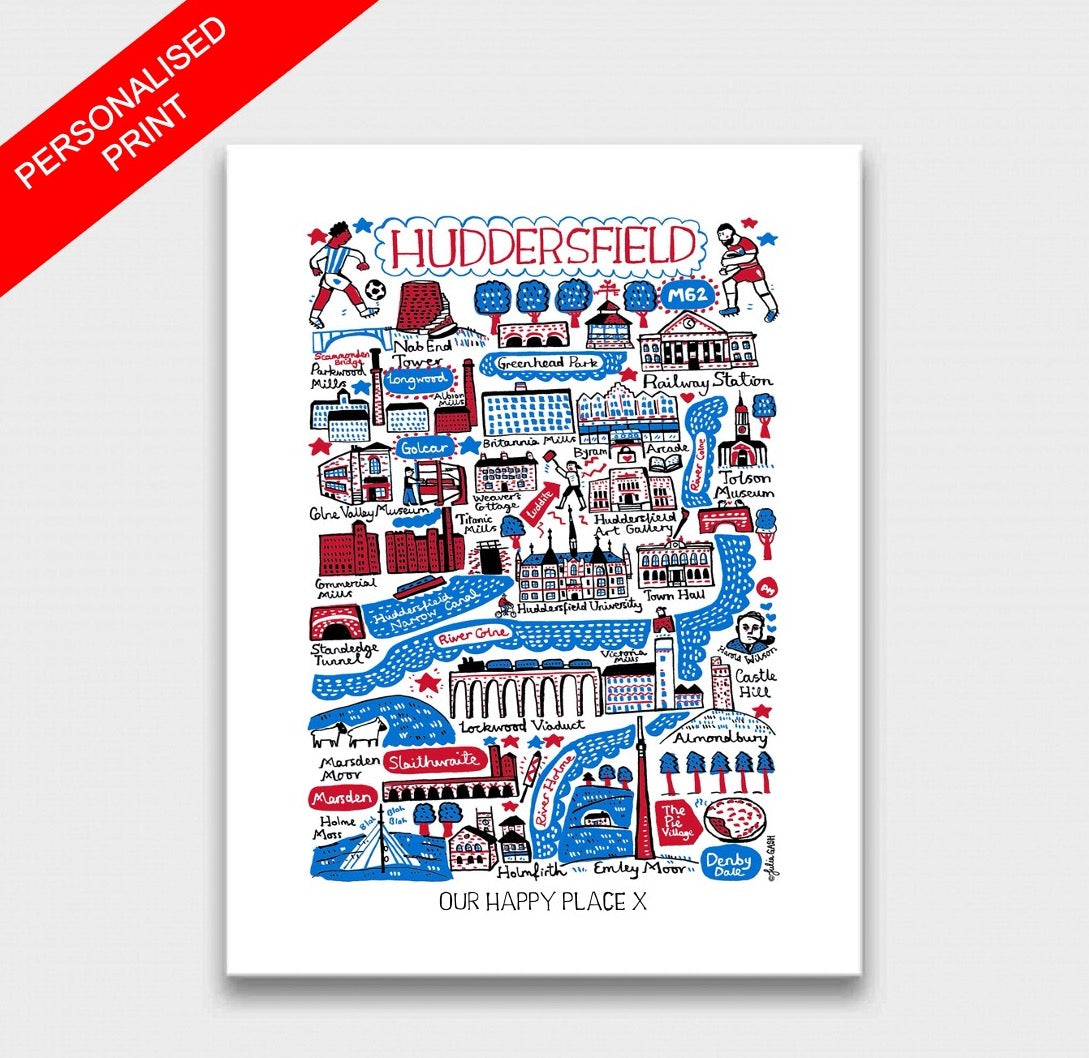 Huddersfield Art Print - Julia Gash