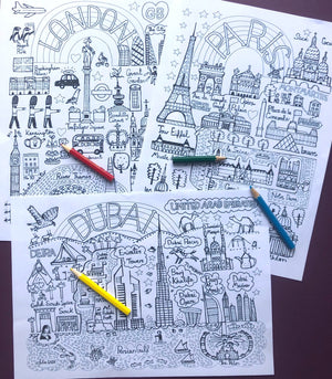 10 Cities That Rock The World - Colouring eBook - Julia Gash