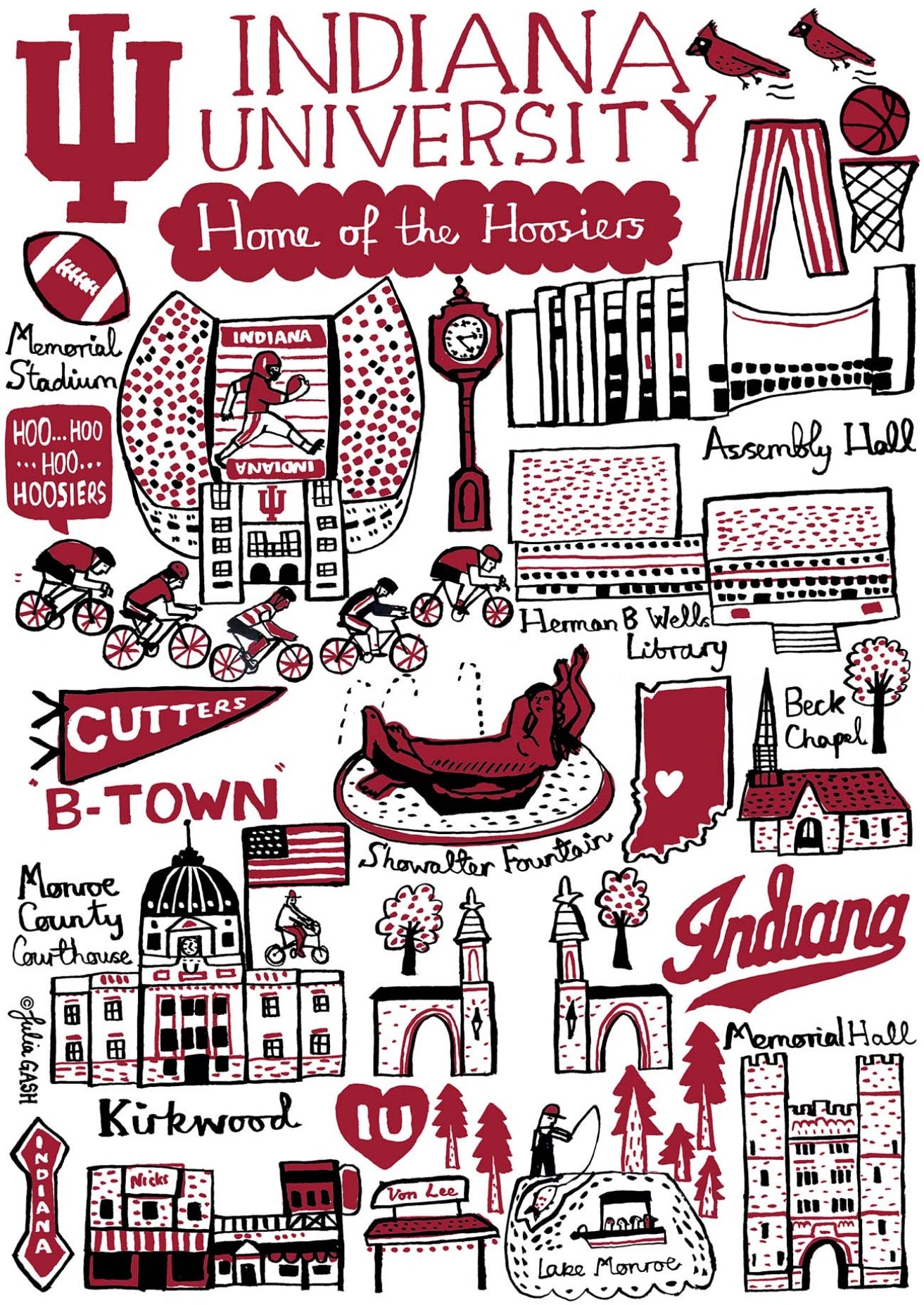 Indiana University by Julia Gash