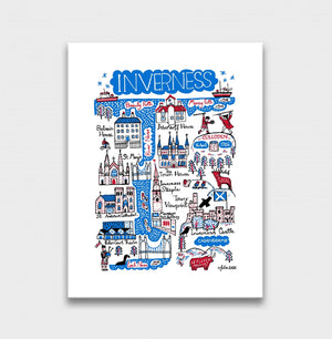 Inverness River Ness Cairngorms Art Print - Julia Gash