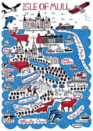 Isle of Mull Glengorm Castle Art Print - Julia Gash