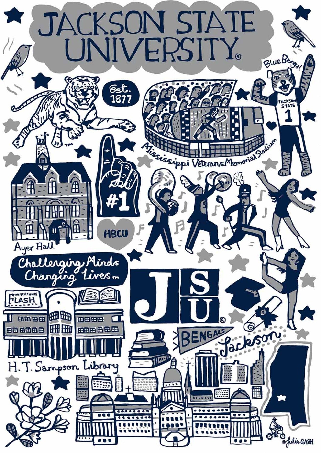 Jackson State University by Julia Gash