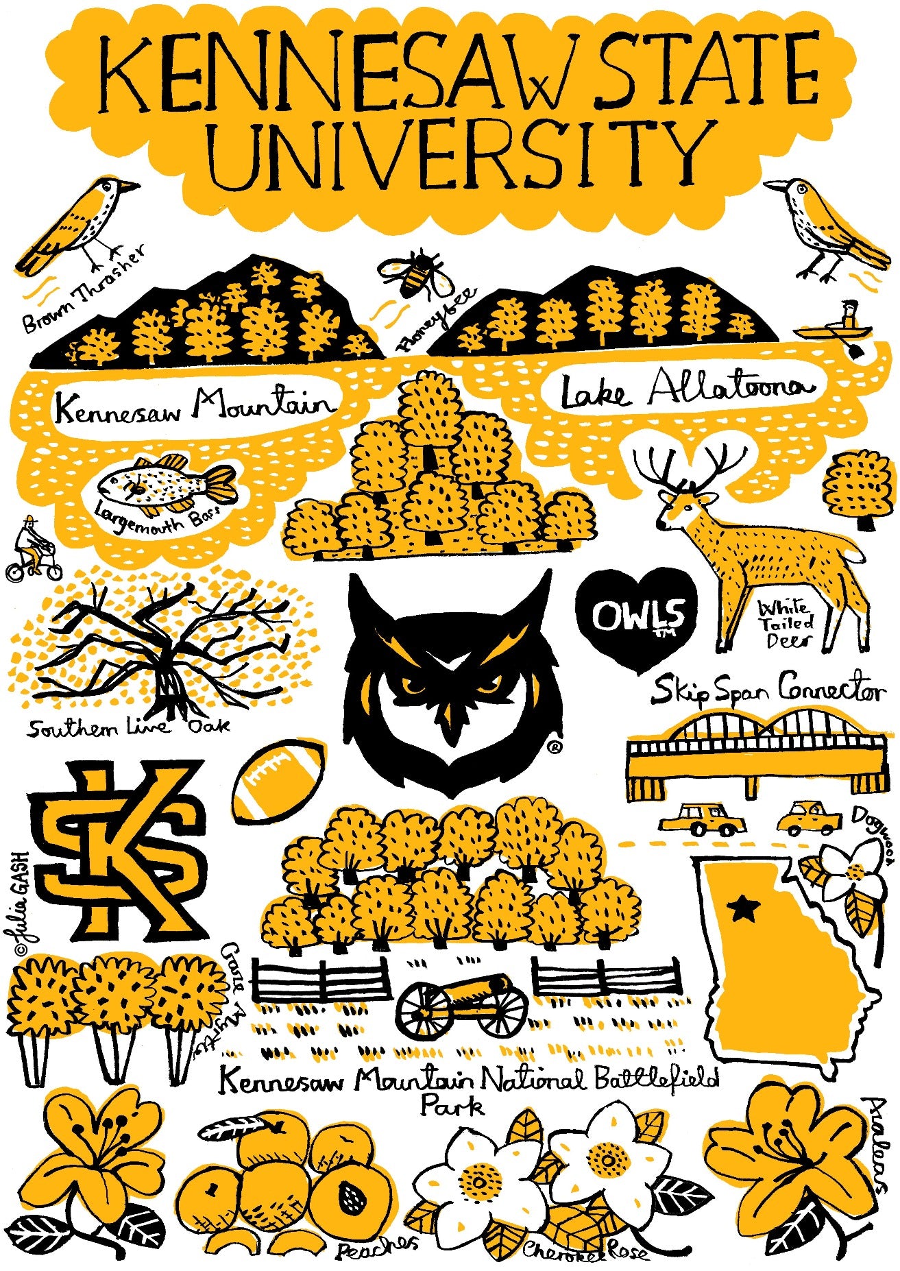 Kennesaw State University Design by Julia Gash