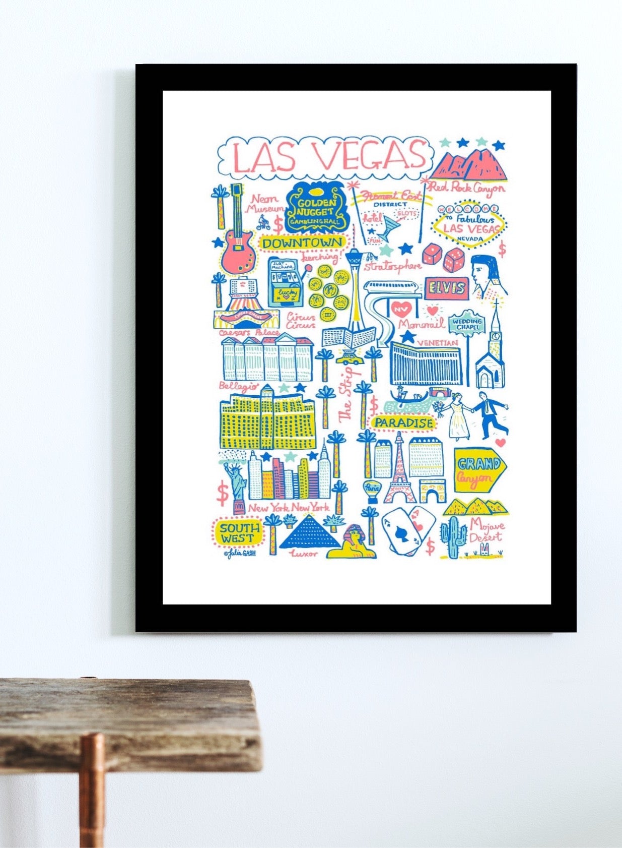 Las Vegas Art Print - Julia Gash