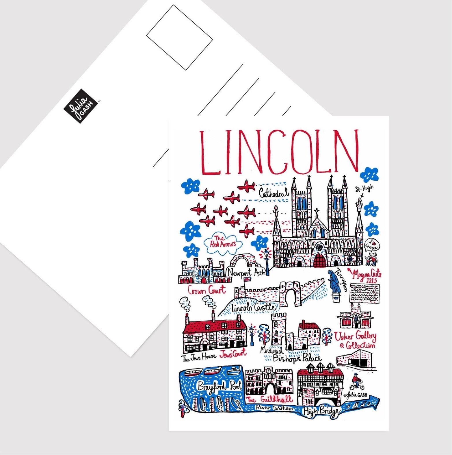 Lincoln Postcard - Julia Gash