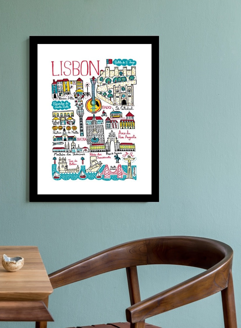 Lisbon Art Print - Julia Gash