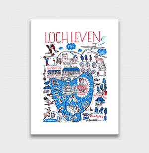 Loch Leven Art Print - Julia Gash