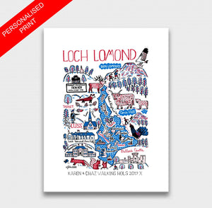 Loch Lomond Art Print - Julia Gash