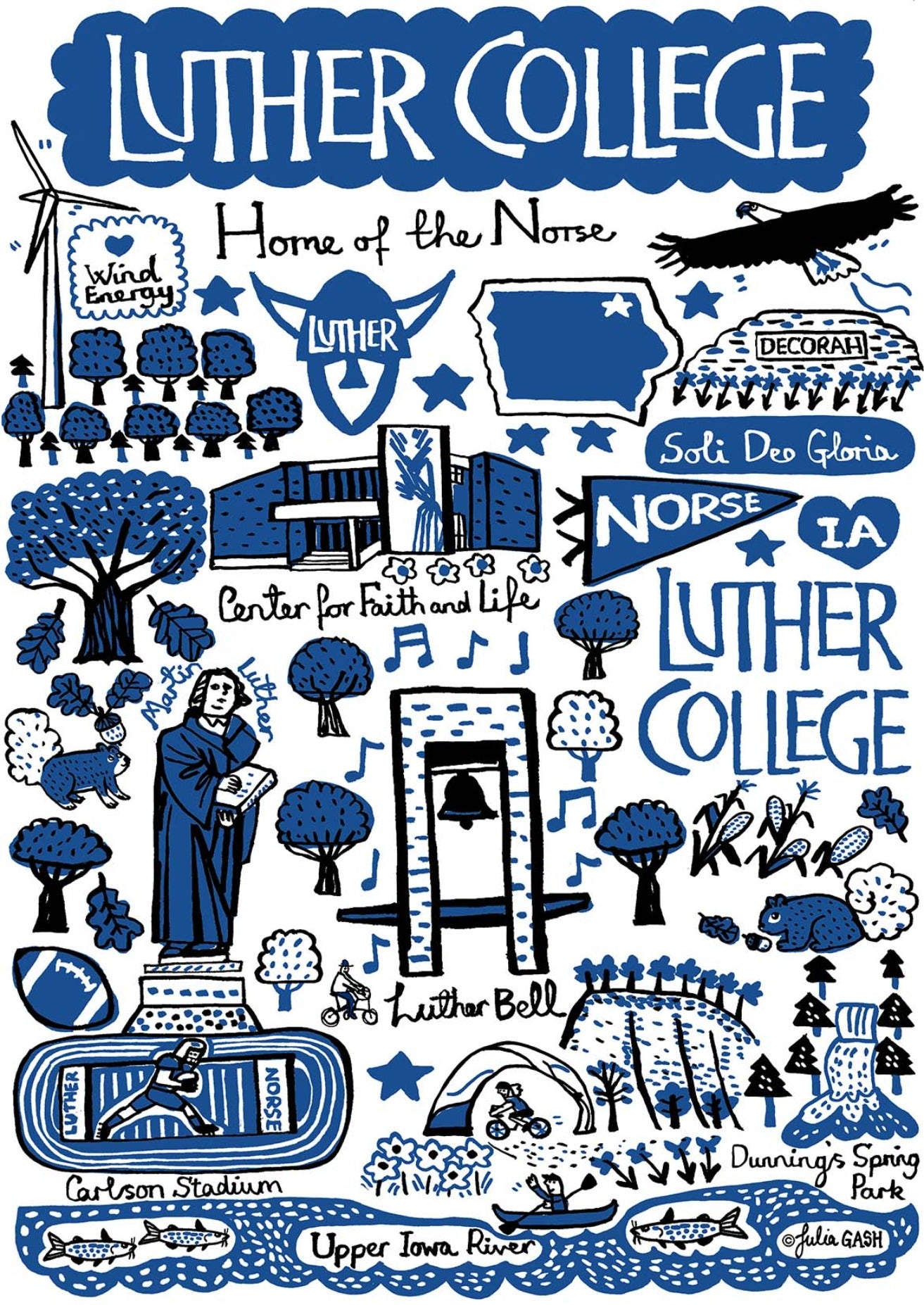 Luther College by Julia Gash