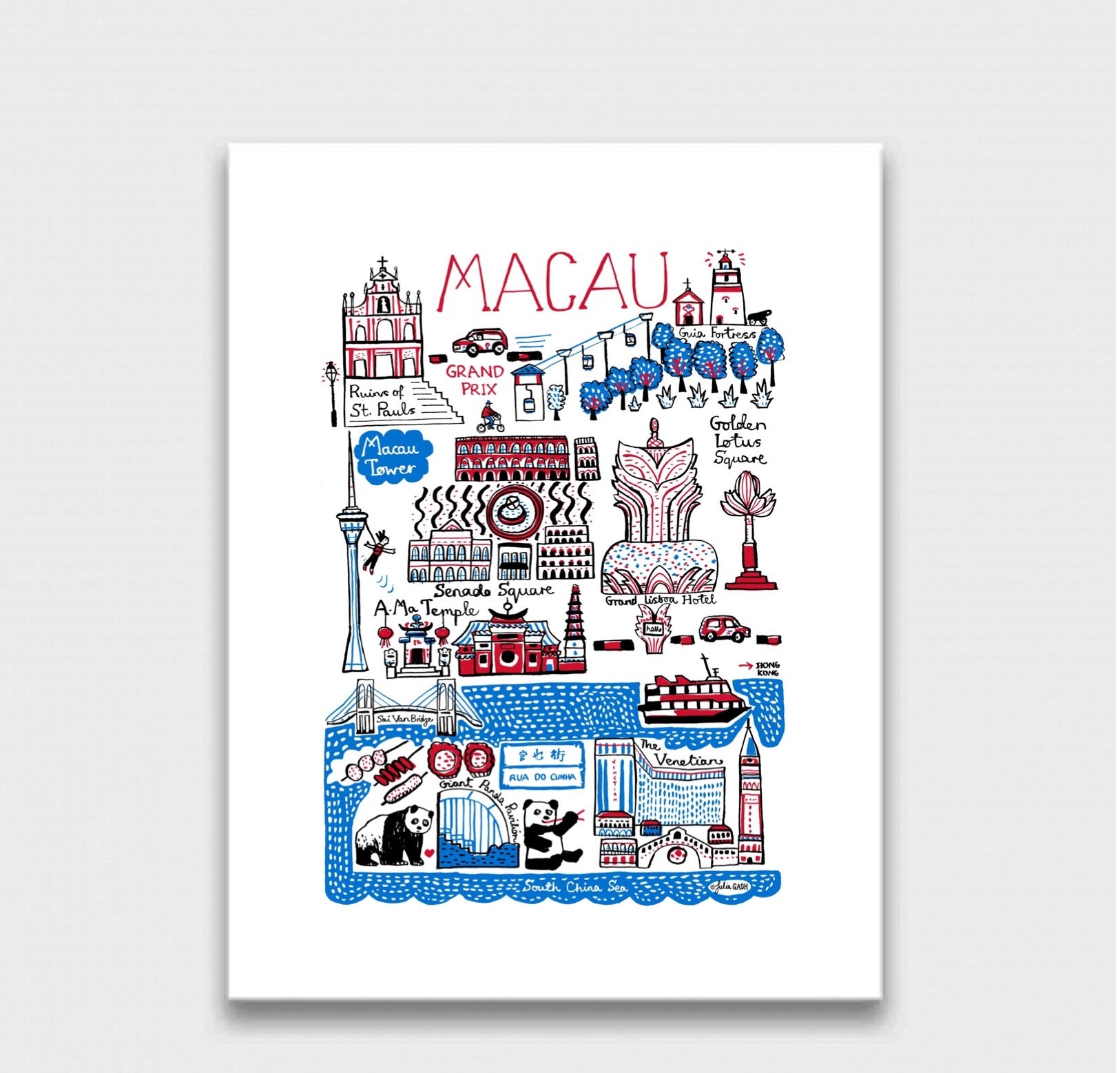 Macau Art Print - Julia Gash