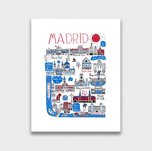 Madrid Art Print - Julia Gash