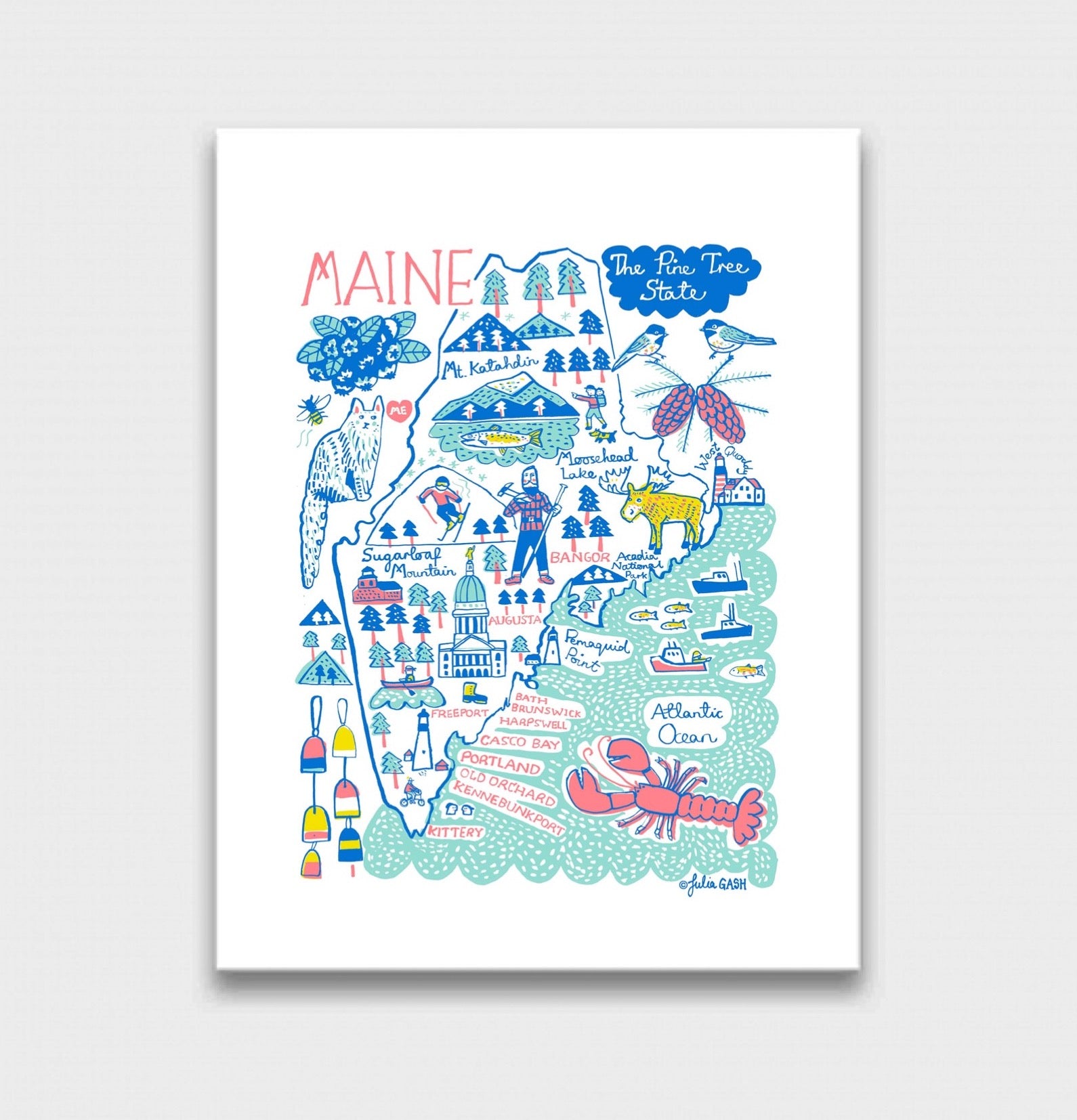 Maine Art Print - Julia Gash