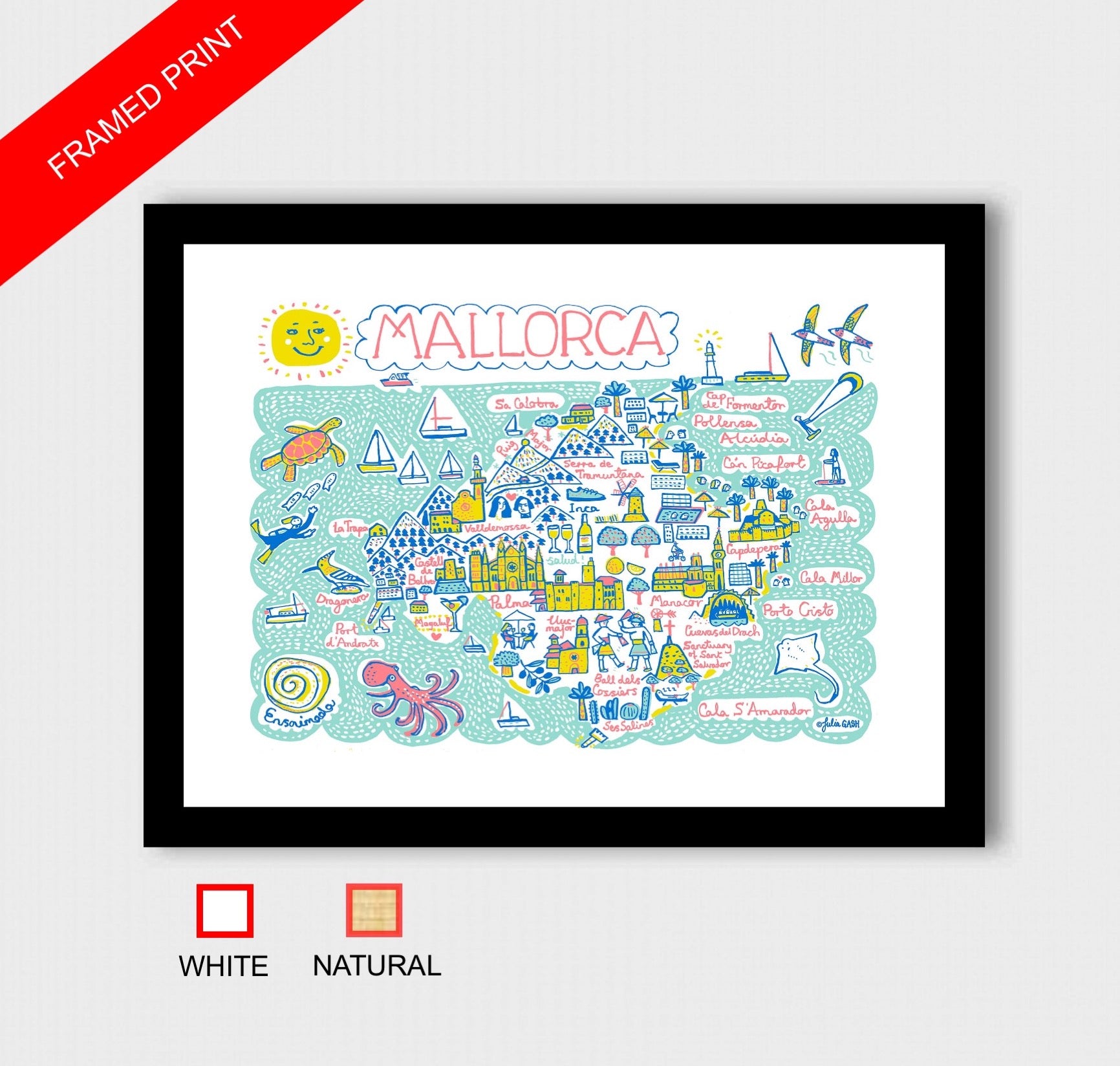 Mallorca Art Print - Julia Gash