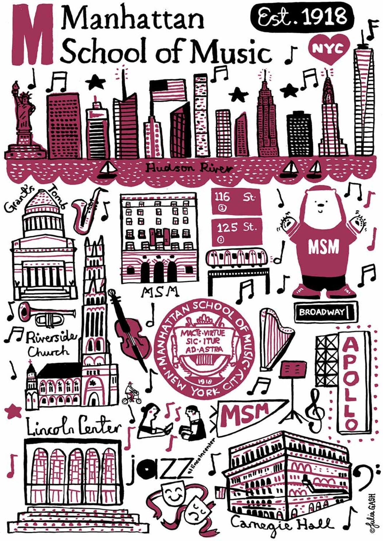 Manhattan School of Music by Julia Gash
