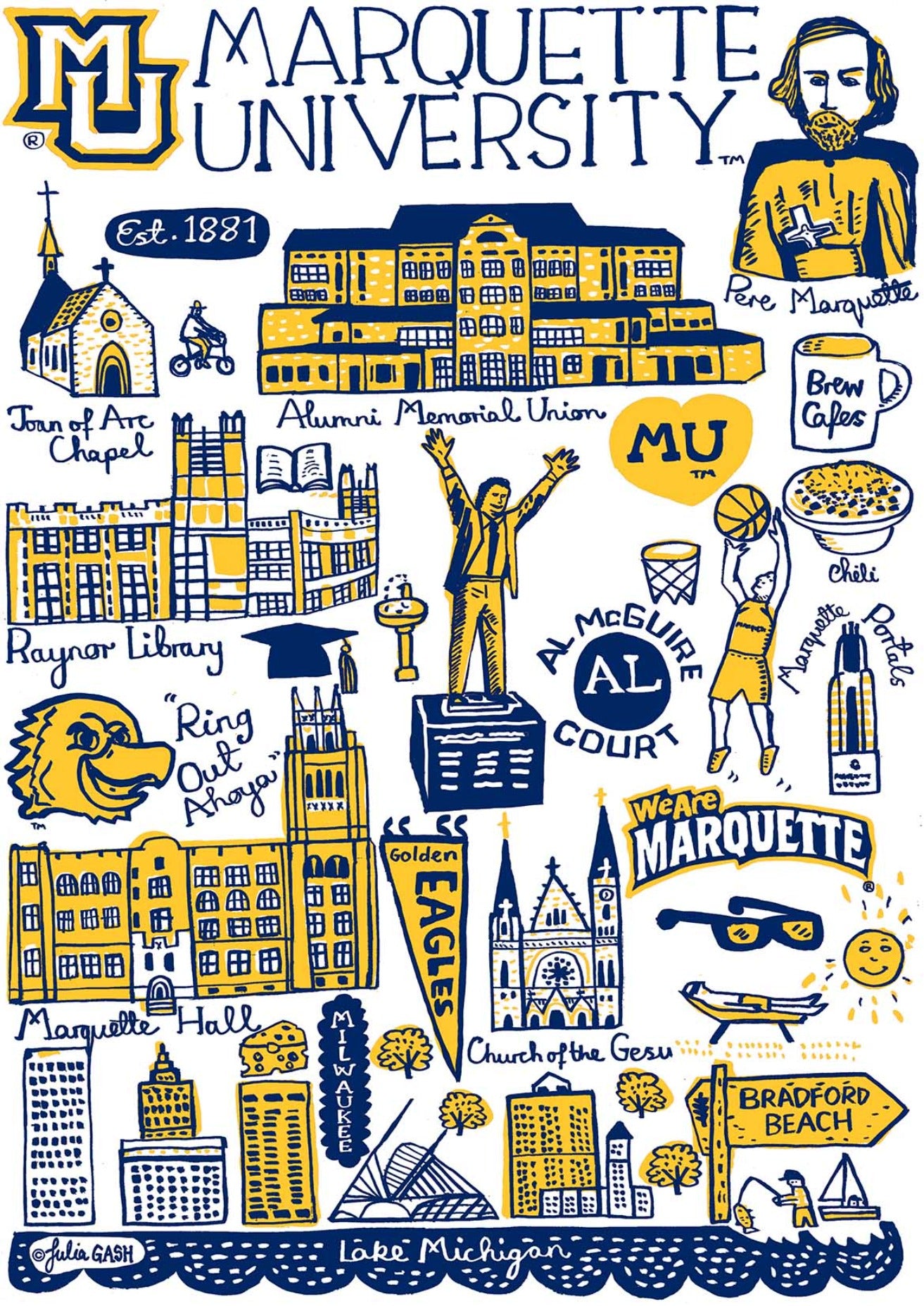 Marquette University by Julia Gash